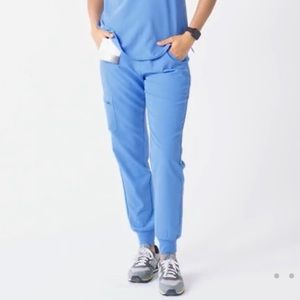 Figs Zamora Jogger Scrub Pants - color: ceil blue, size: XS